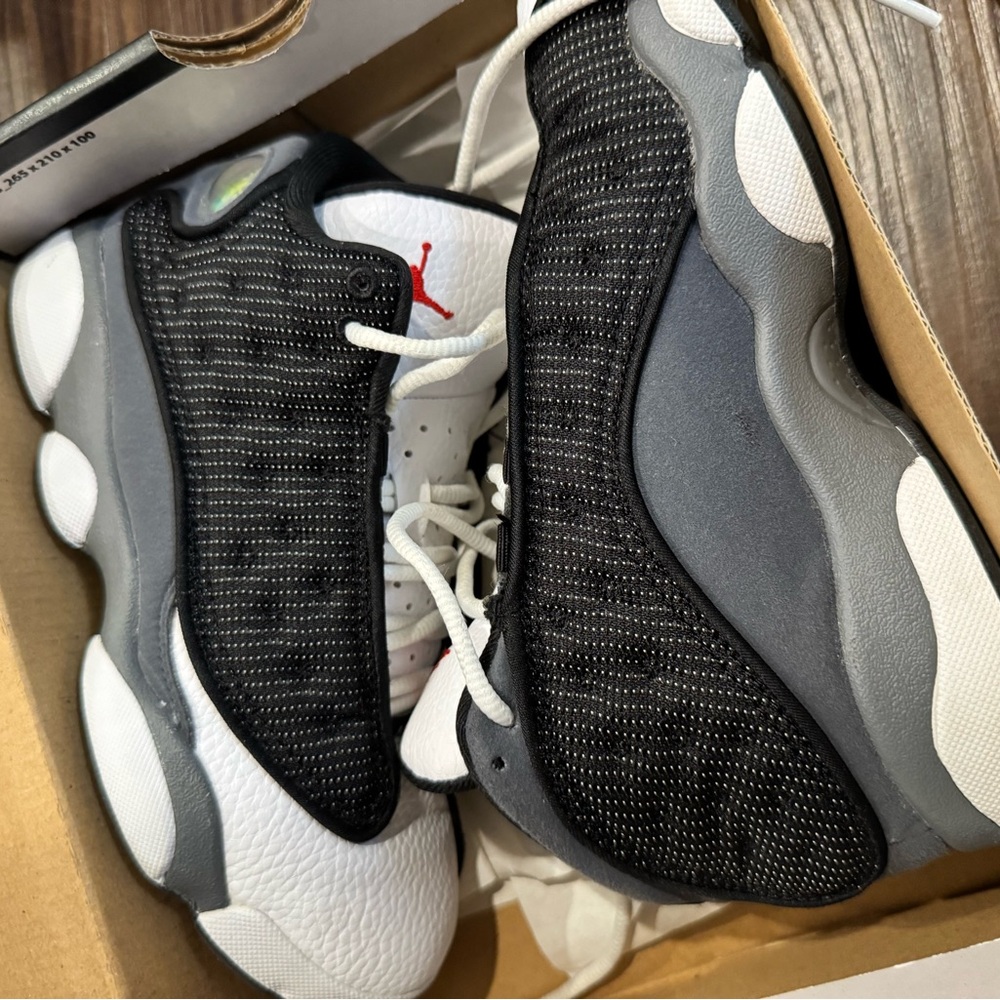 Jordan Black and White Sneakers